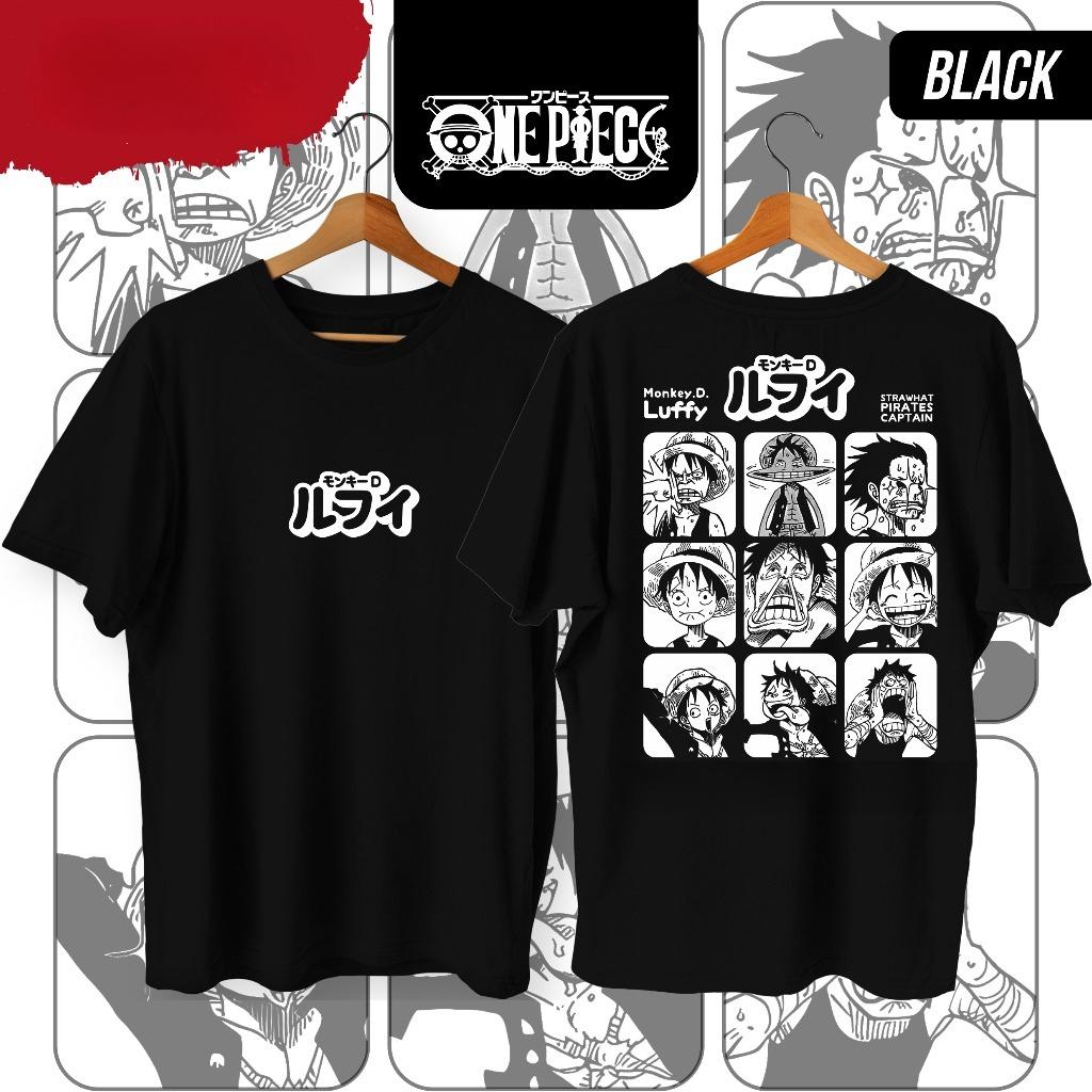 

ONE PIECE UnisexGA ANIME TShirt LUFFY EXPRESSIONS FACE Printed Tshirt Unisexs and Womens Tshirt Unisexs Top Sports Tshirt 2026 S