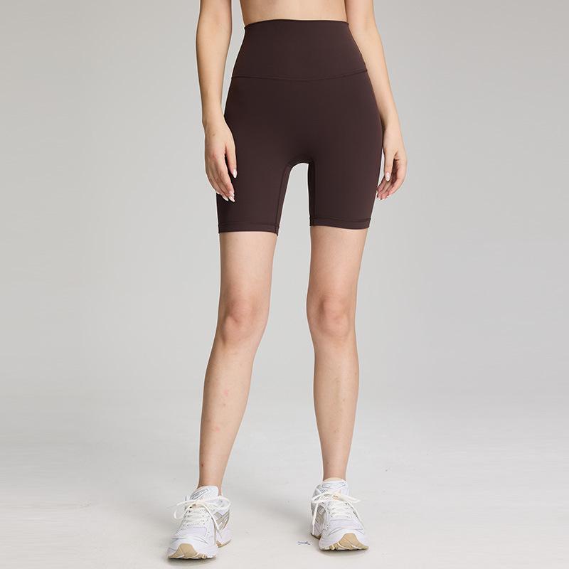 

Летние однотонные шорты для йоги и бега - эластичная и плотная посадка 8/L