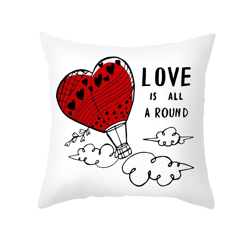 New Valentine's Day Theme Pillow Cover Home Pillow Cushion Cover