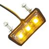 12V LED Lights Motorcycle License Plate LED Light Waterproof Motorcycle License Light Rear Tail Light