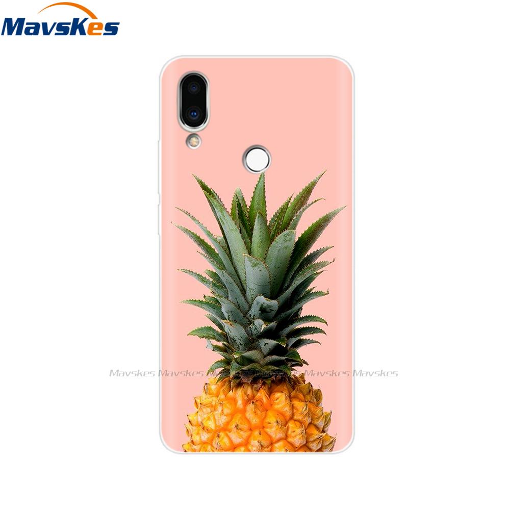 Soft TPU Case for Meizu Note 9 Cat Animal Flower Printed Protective Silicone Covers Phone Shells Bags Bumper for Meizu Note9