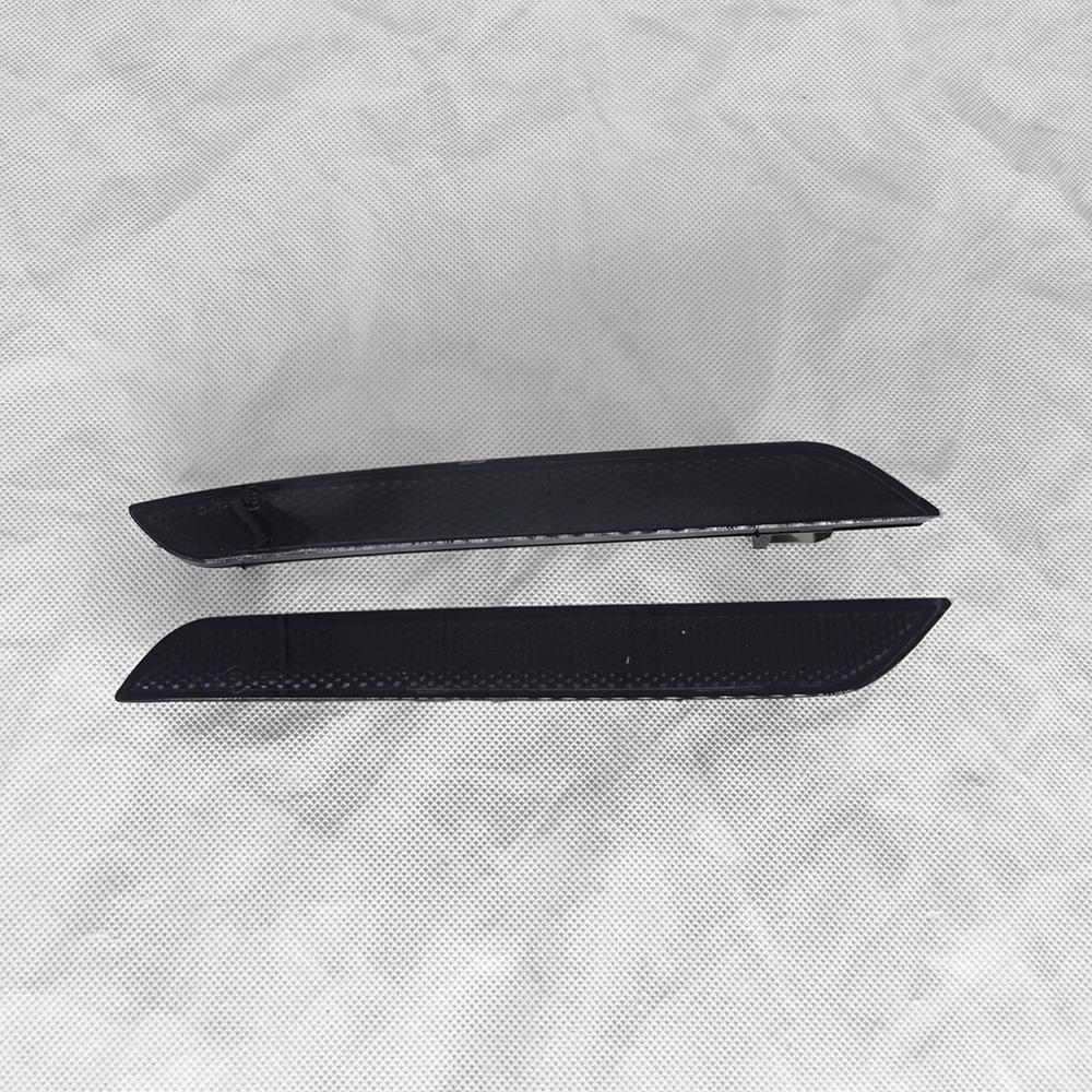 2 Stück Seitenlogo Reflektor Frontstoßstange Rauchschwarz