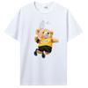 Teddy Bear Playing Badminton Tshirt Exercise Clothing T-shirt Graphics Kawaii Men Women Short Sleeve Printed T Shirt Top Tees