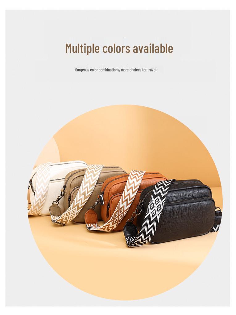 Women's Fashion Multi-layer Single Shoulder & Crossbody Bag with Coin Purse - Lightweight Commuting Small Square Bag