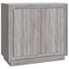 vidaXL Sideboard Grau Sonoma 80x34x75 Cm Holzwerkstoff
