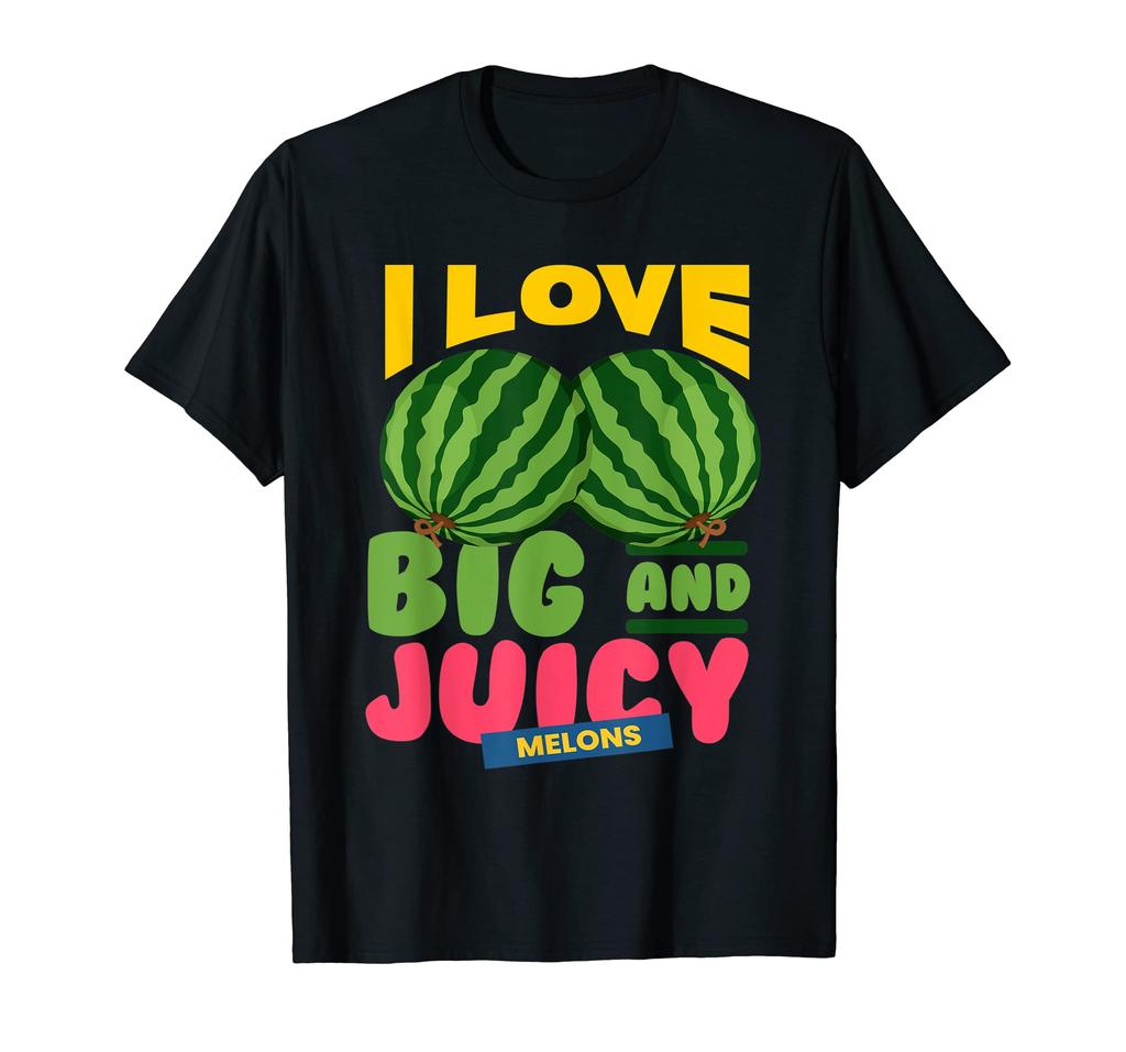 Big Juicy Melon Love Watermelon Vegan Garden Nature T-Shirt