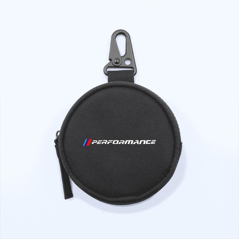 

For BMW Performance M F31 F34 F32 E46 E52 E53 E60 E90 E91 E92 E93 F01 Car Styling Tactical Key Wallet Pocket Outdoor Storage Bag