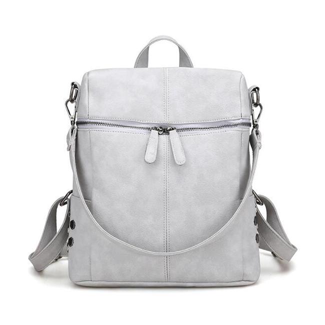 PU Leather Women Backpack Cute Bow School Bags For Teenage Girls Backpacks Fashion Chains Shoulder Bag Purse Sac A Dos