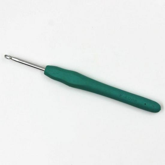 Kolorowy antypoślizgowy zestaw szydełkowy z miękkimi silikonowymi uchwytami, odporne na zużycie narzędzia dziewiarskie z tlenku glinu, bezpłatna wysyłka