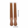 2 bucăți Straight Razor Strop cu două straturi pentru ascuțire Brici drepte Strop Belt