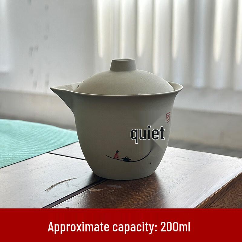 ZISIZ Handmade Zisha Style Ceramic Xishi Penguin Teapot