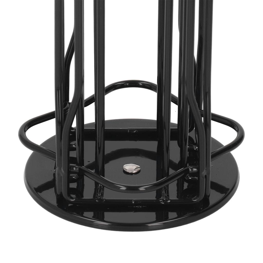 Coffee Capsule Stand 360 degrees Rotation Anti Slip Thick Base Wrought Iron Capsule Pod Holder for 20pods