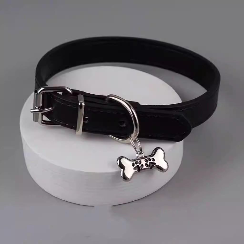 

Gothic Punk PU Leather Colorful Dog Claw Bone Necklace for Women Men Exquisite Charms Choker Necklaces Sweet Cool Party Jewelry чорний