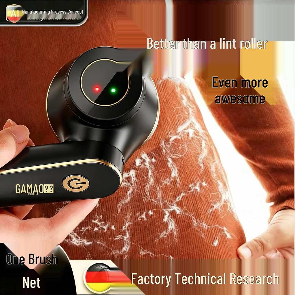 Rechargeable Fabric Shaver & Lint Remover - Portable Hair Clipper for Clothes