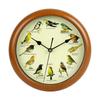 Sound Feature Wall Hanging Clock 10 Inch Musical Wall Clock Singing Bird Clock  Room Decoration