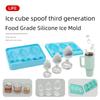 Silicone Prank Butt Plug Shaped Mold Reusable Prank Ice Cube Mold Tray Novelty Ice Cube Trays for Ice Chilling Whiskey Cocktails