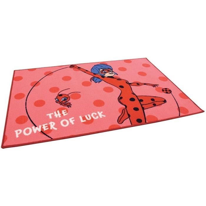Rug - FUN HOUSE - Ladibug Miraculous - 120 X 80 Cm - Multicolor - Surface Washable
