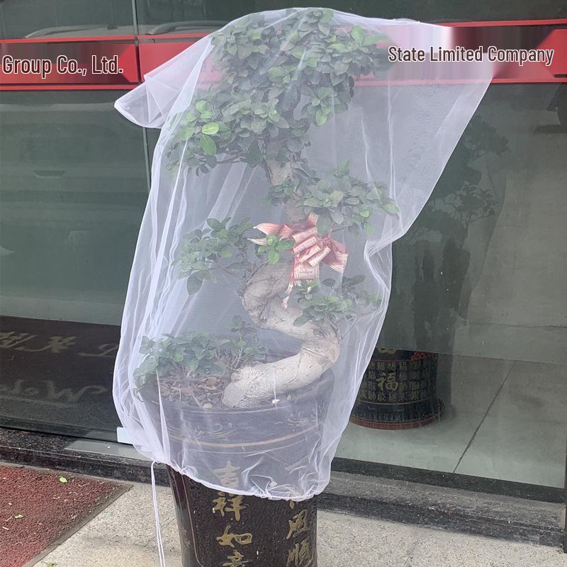Drawstring Insect Protection Net Bag for Trees, Flowers & Fruit - Bird & Insect Barrier Cover