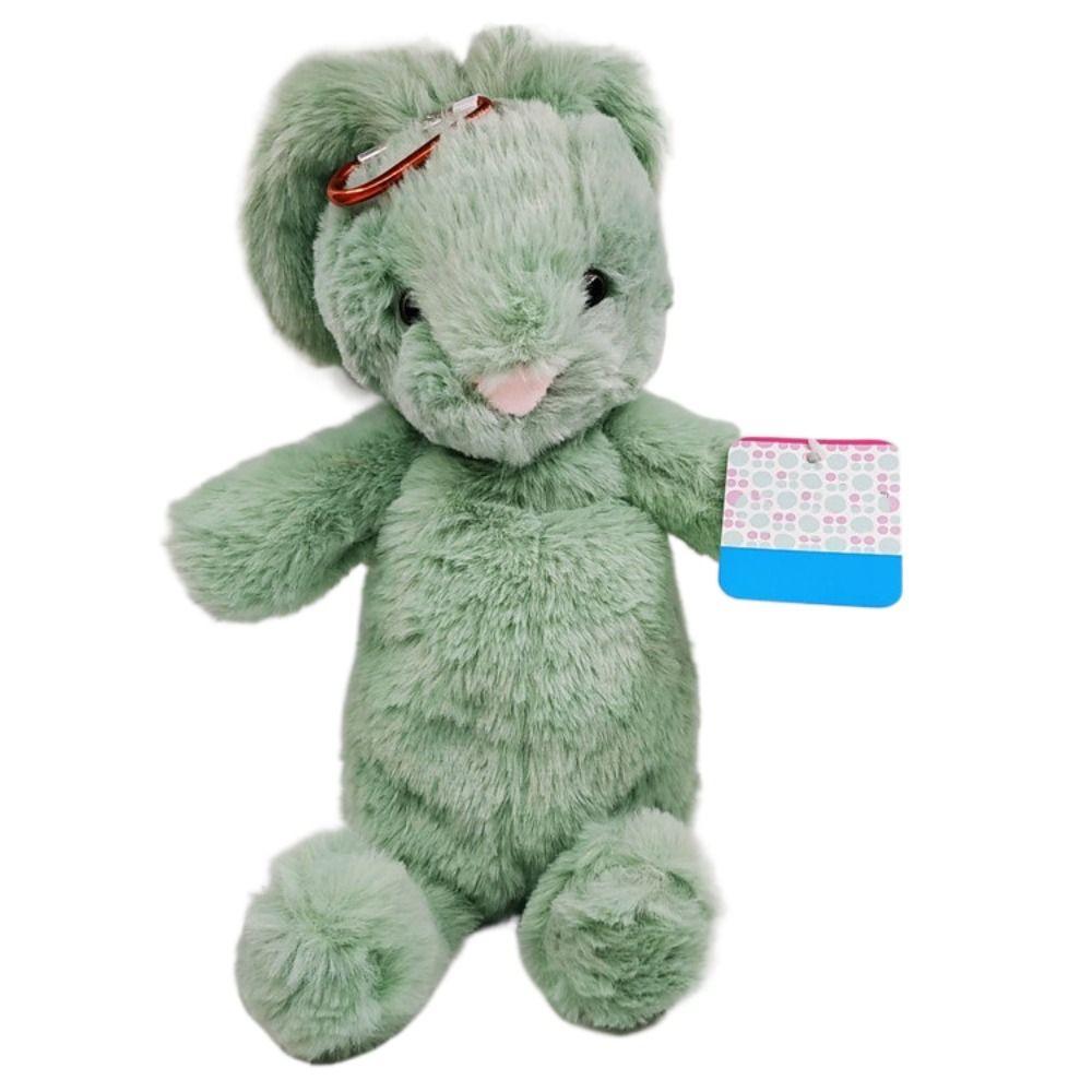 

Канцелярский пенал в форме кролика, мягкая игрушка, сумка для карандашей, плюшевый пенал, школьные принадлежности зелёный