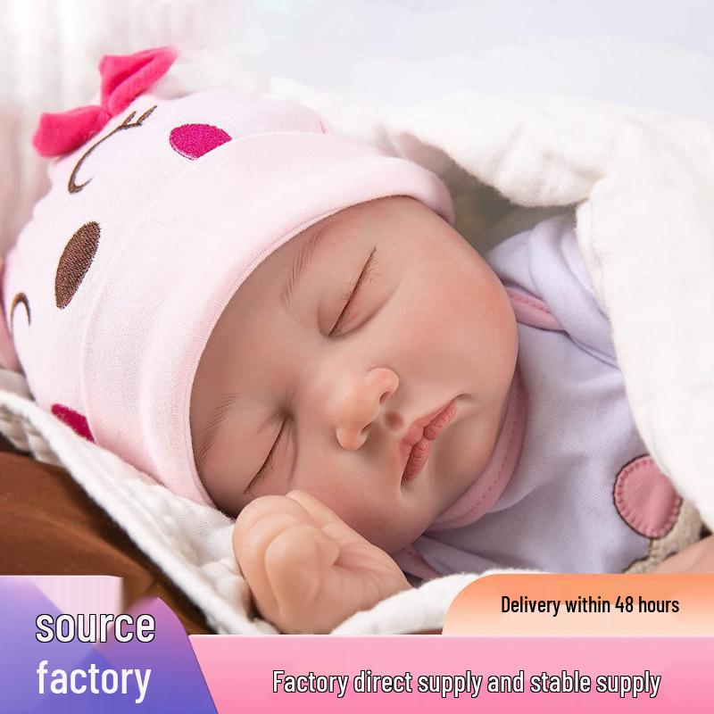 

22 Sleeping Reborn Doll - Closed Eyes Baby Doll Companion for Children