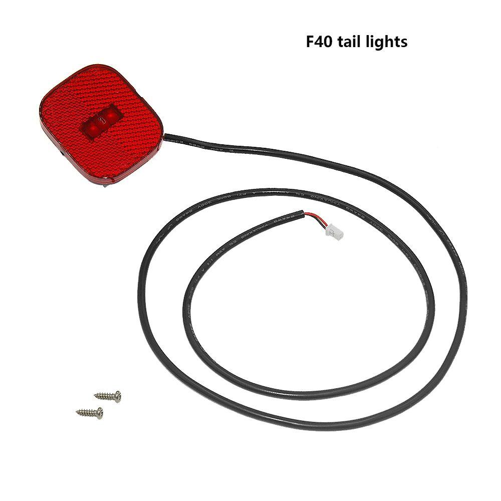 Universal Tail Warning Light Plastic Electric Scooter Rear Mudguard Light for ZT3 G2 G30