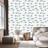 Cartoon style airplanes wallpaper for living room and bedroom 50x1000