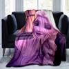 1pc, Elsa Frozen Princess Blanket Soft & Cozy Throw for Home Decor, Couch Cover, Outdoor Use, Travel, Camping, Car, Beach, Office Nap