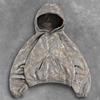 Women's Full Zip Hoodie Realtree Tree Camo 3D Print Long Sleeve Oversized Casual Streetwear Hooded Sweatshirt