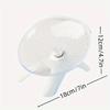 Hamster Running Disc Toy Sport Running Silent Transparent Small Pet Rotatory Jogging Wheel Wheel Toys Pet Hamster Cage Supplies