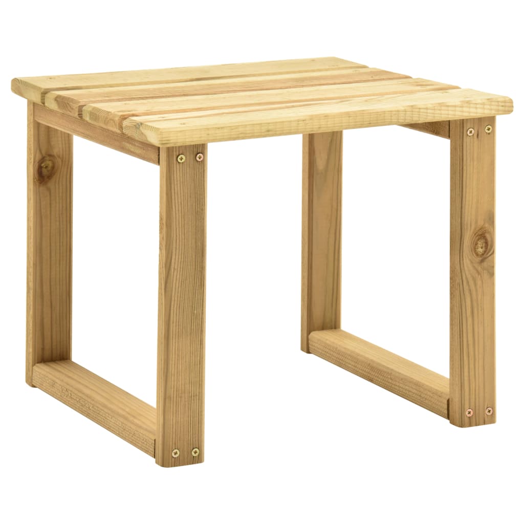Solstolsbord 30 x 30 x 26 cm Tryckimpregnerat Furuved