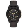 AE ARMANI Wrist Watch Quartz Movement Silicone Strap Black Dial Men's Watches AX7105