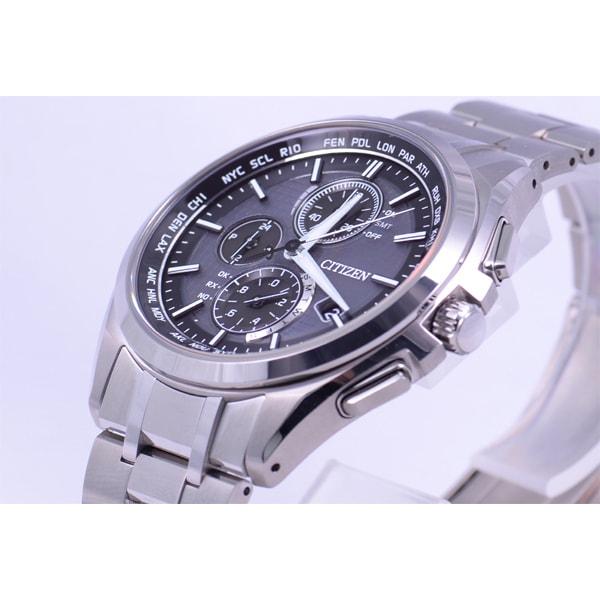 Citizen AT8040-57E ( Uita-te la ATTESA Eco-Drive, cu control radio, Afișaj analogic de zbor direct subțire) Rundă