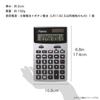 Asmix Asuka Calculator, 12-digit, with tilt, C1235S, Silver