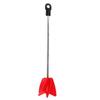 Paint Mixer Bit Stirring Rod Red Silver Steel Pigment Mixing Paddle ABS Electric Drill Attachment High-Quality Brand New