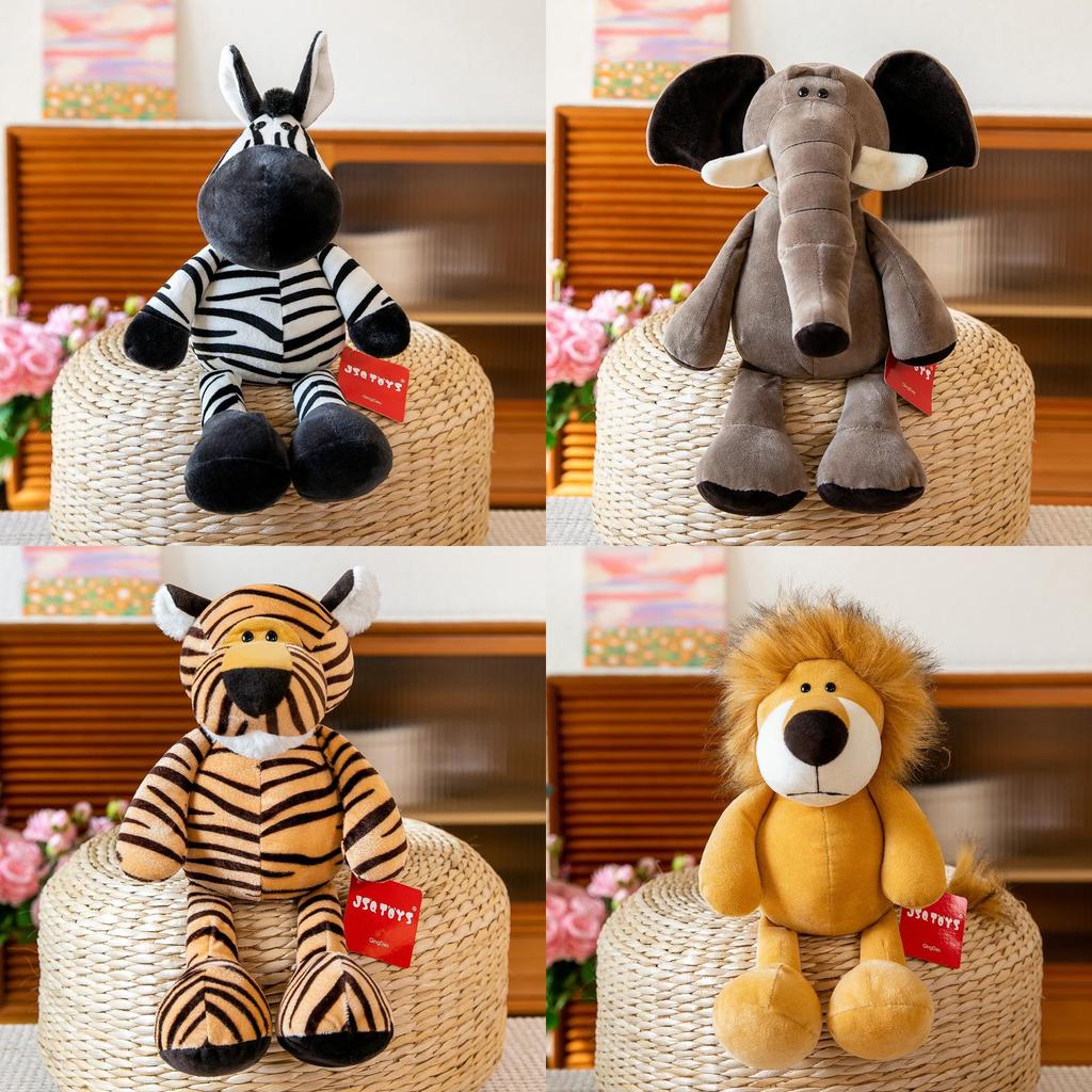 Jungle Animal Stuffed Toy For Kids Bed Comfort With Polyester Fiber Filling