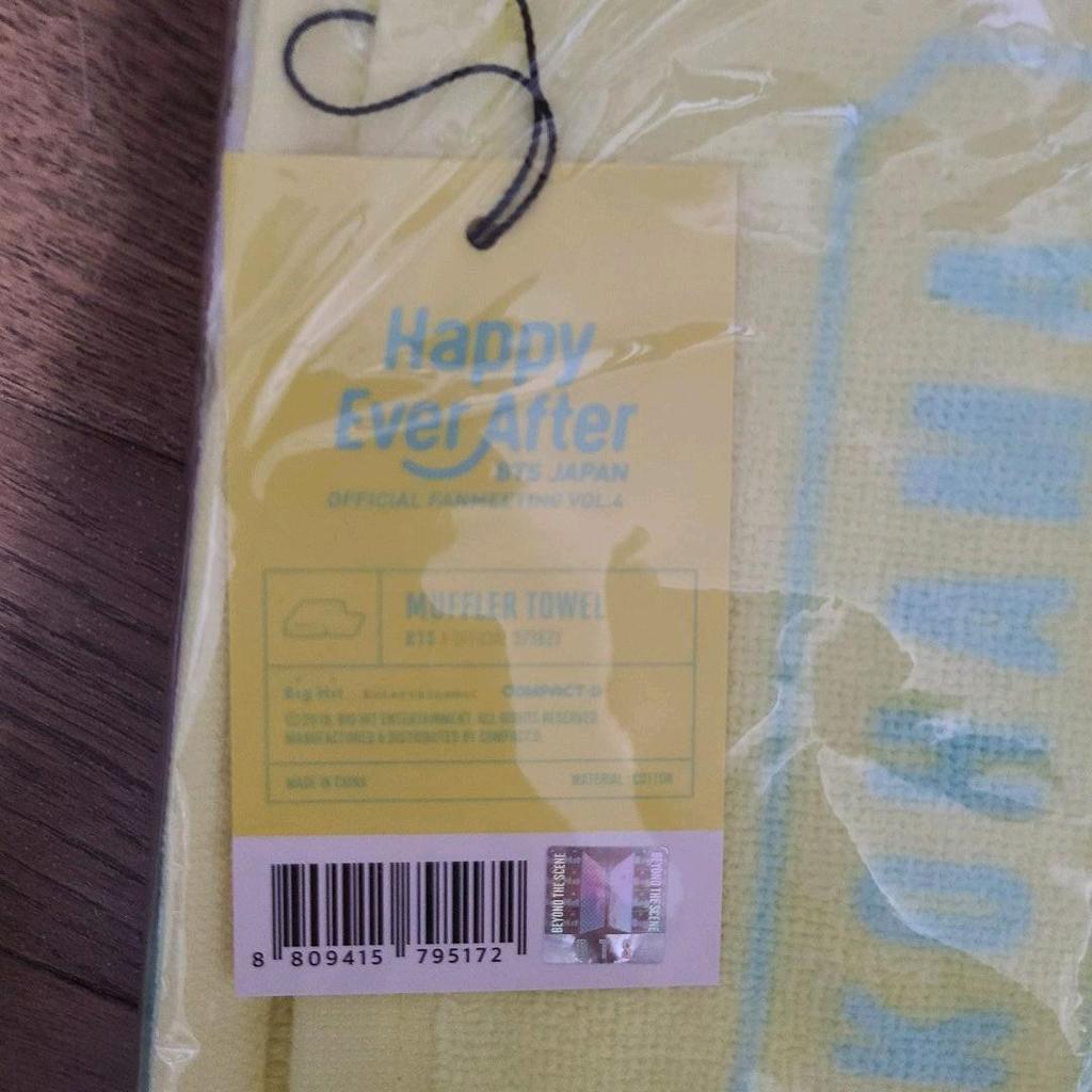 [USED] BTS Happy Ever After YOKOHAMA Towel Bangtan