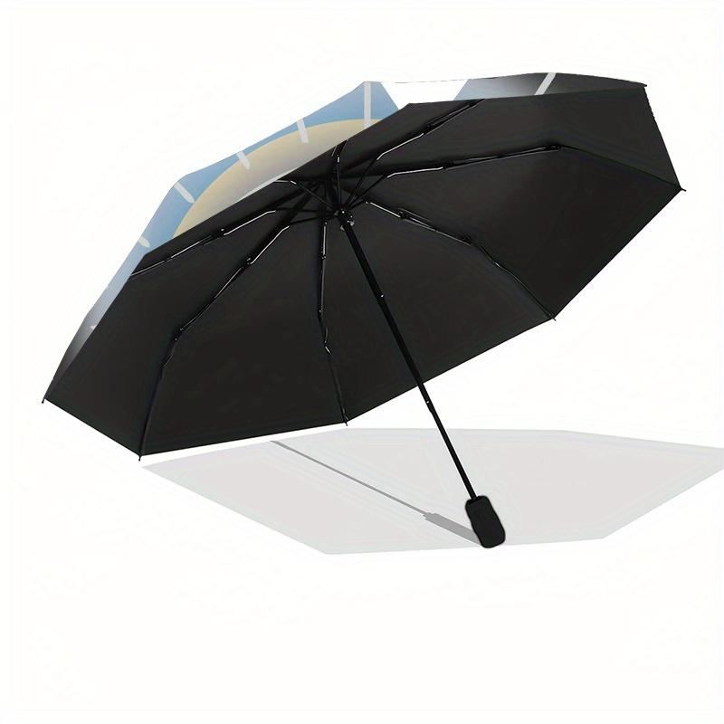 Enchanted Eye Umbrella - Cute Umbrella with Cute Design, Portable 3-Fold Compact Umbrella for Men And Women, Valentine's Day M