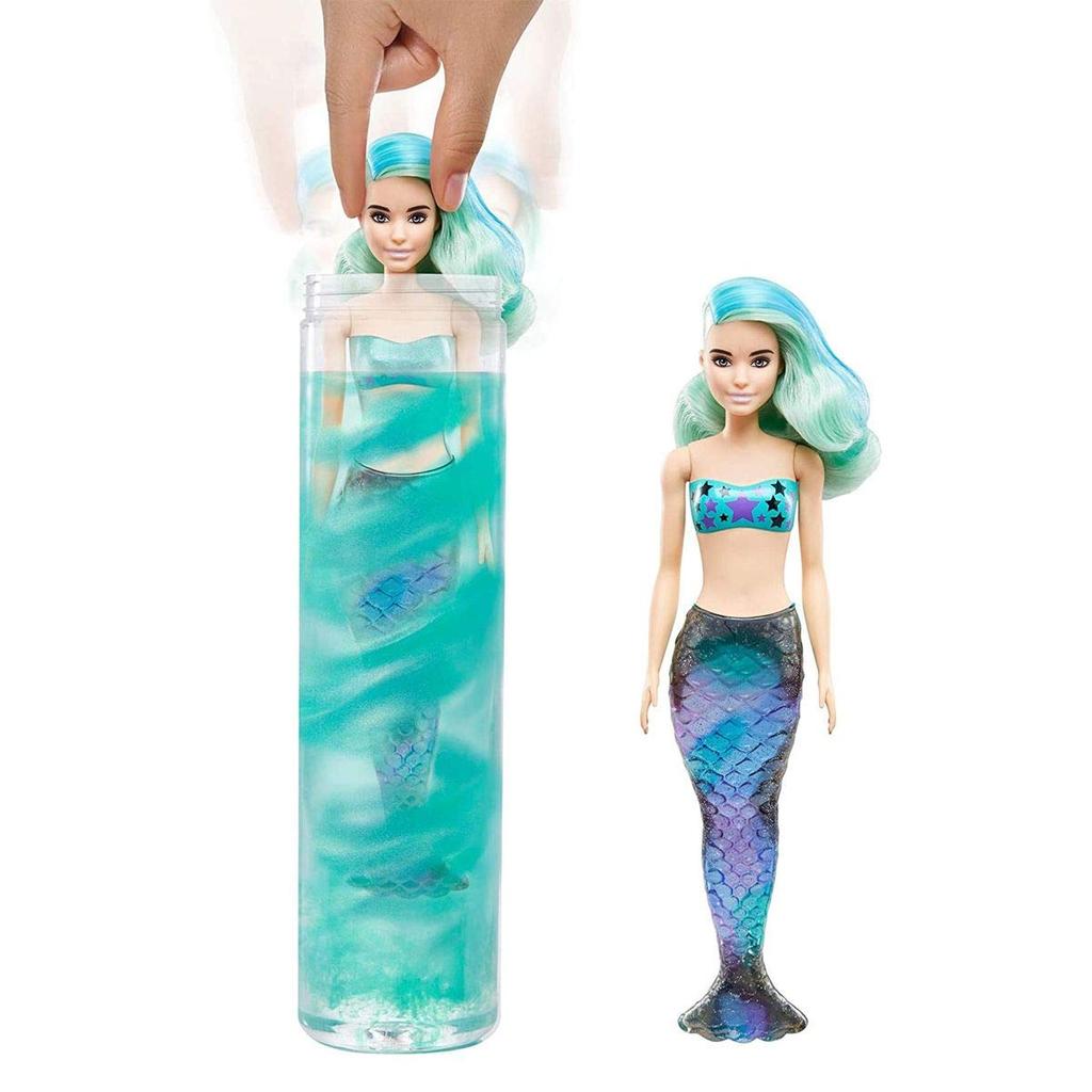 Mattel Barbie Color Reveal Mermaid One Surprise ColorReveal with Each Transaction - Doll Series,