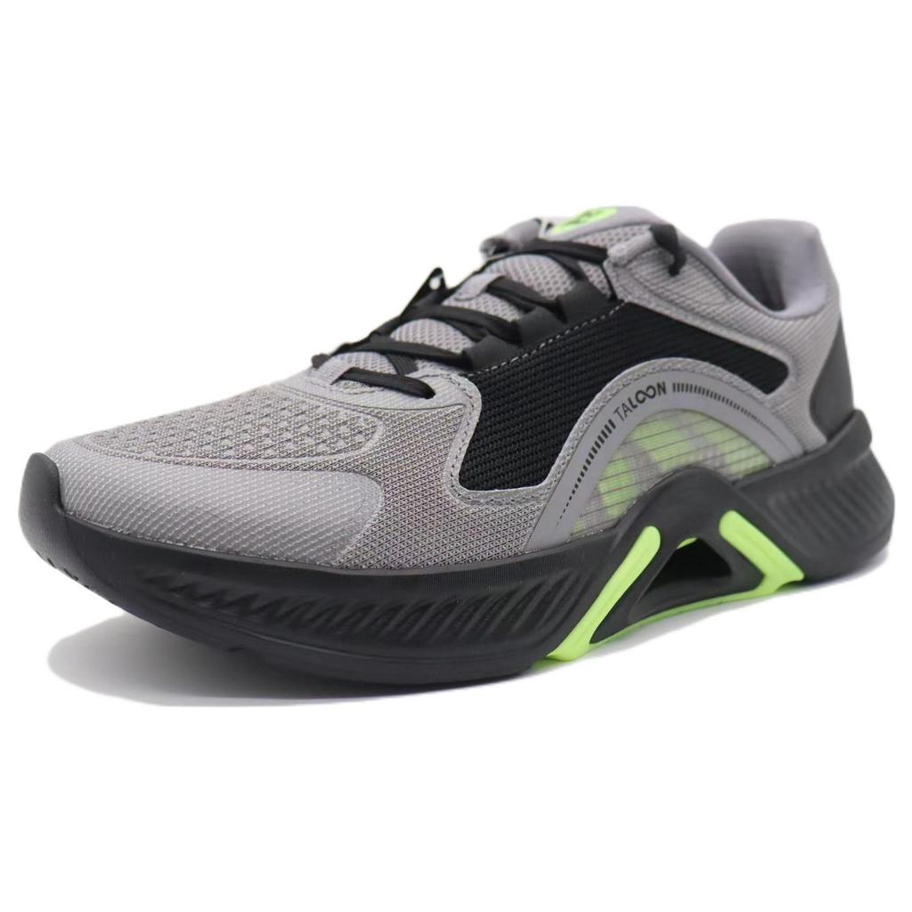 Anta Low Top Training Shoes With Shock Absorption And Slip Resistance Men Sneakers Gray Black 112247789-2