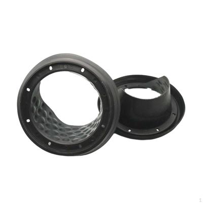 2 6.5inch Silicone Car Speaker Baffle, Accessory Waterproof and Dustproof Cover Horn Spacer