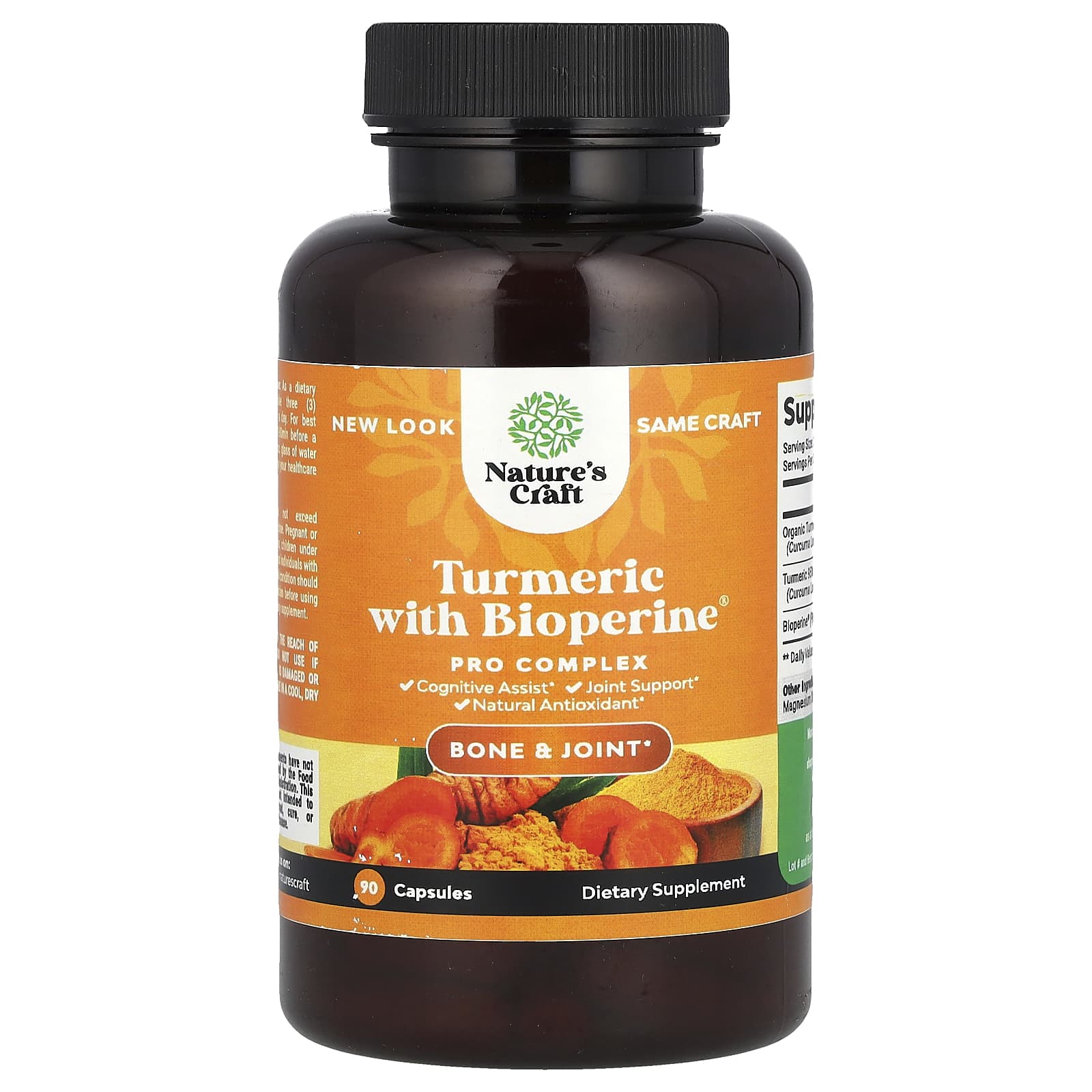 

Nature S Craft, Turmeric with Bioperine®, 90 Capsules