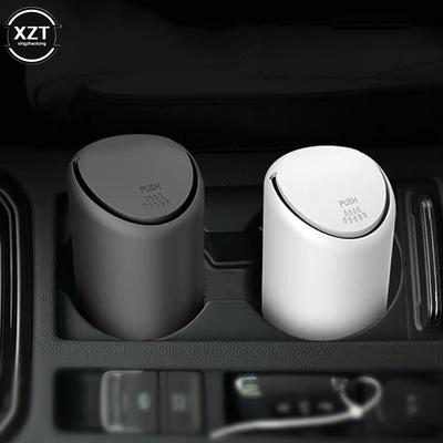 Car Mini Garbage Can Auto Organizer Storage  Box Silicone Garbage Dust Case Holder Rubbish Bin Auto Trash
