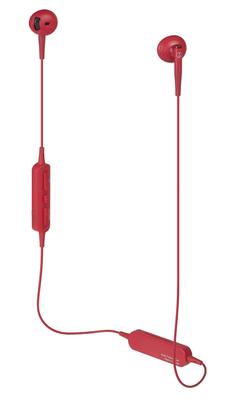 Auricolari wireless Bluetooth Telecomando incluso Rosso RD Audio-Technica Controllo semi-aperto/Microfono ATH-C200BT