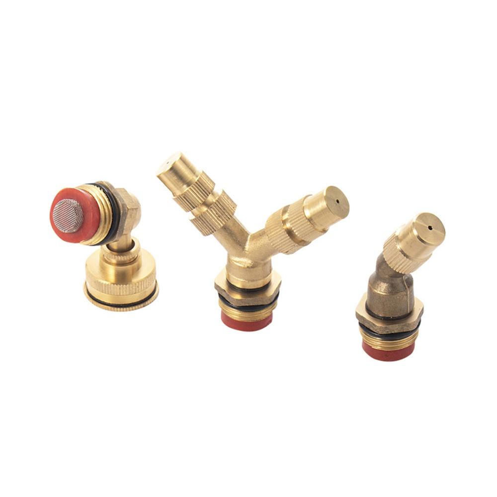 1/4" 1/2" Brass Garden Sprayer Nozzle 1/2/3/4 Hole Orchard Agriculture Irrigation Pesticide Spraying Sprinkler Head with Filter