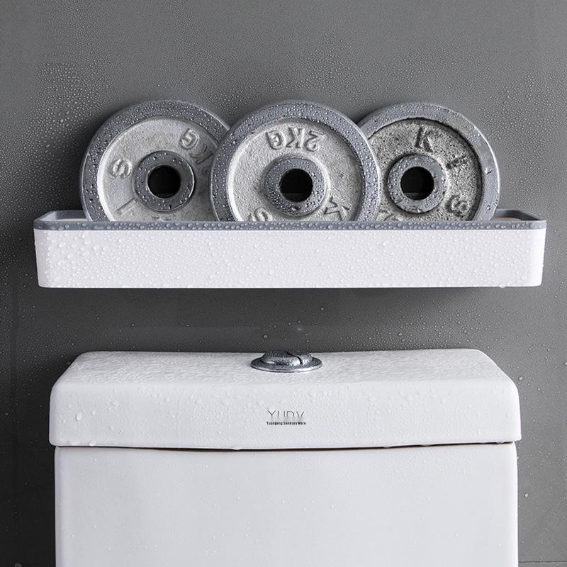 Above-Toilet Wall-Mounted Punch-Free Multifunctional Storage Rack