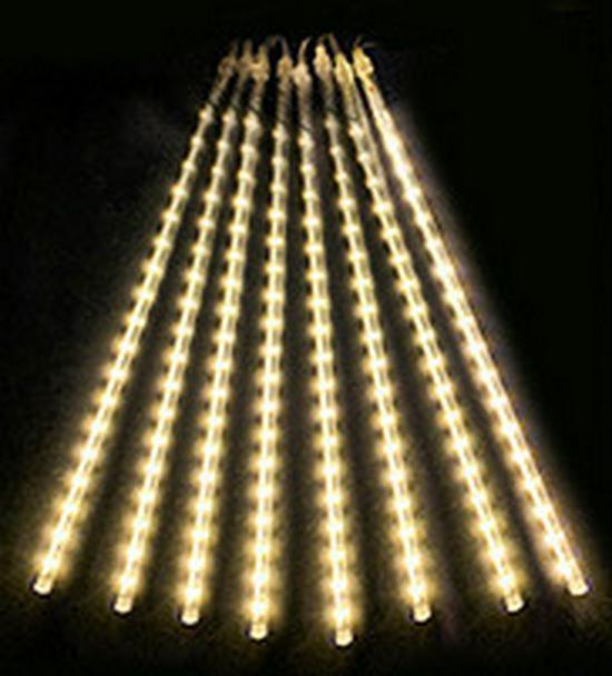 Waterproof Solar Meteor Shower String Lights for Outdoor Festival & Tree Decoration