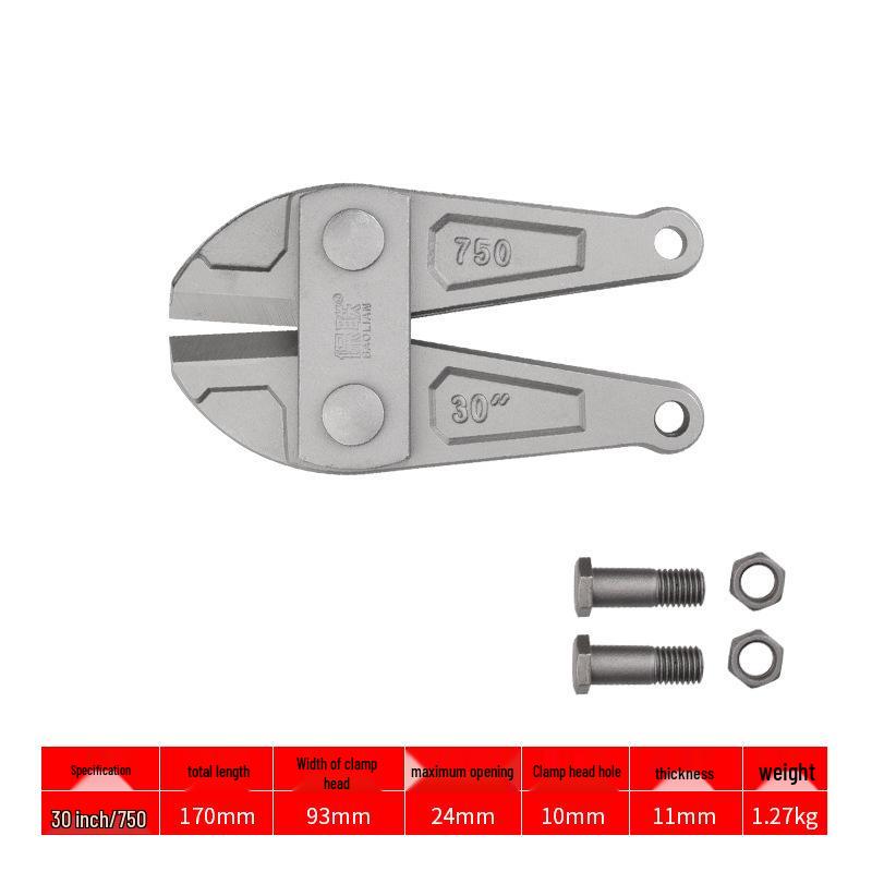 High Leverage Eagle Beak Wire Cutters - Heavy-Duty Pliers for Cutting Steel, Iron, and Rebar