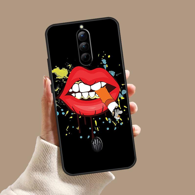 

Sexy Lips KISS Case For ZTE Nubia Red Magic 11 10S 9S 8S 8 9 10 Pro Plus 6 7 6S 7S Pro 5G 6R 10 Air Cover RedMagic10S Pro Plus