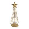 Golden Iron Art Christmas Tree Nordic Creative Golden Star Christmas Tree for Kids Girlfriend Wife Birthdays