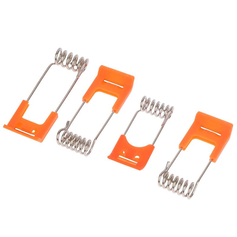 10Pcs Steel Springs Metal Clamps For Led Downlight Panel Light Ceiling Light Spring Circlip With Rubber Sleeve Lighting